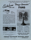 Dealer advertisement, fans, ca. 1940